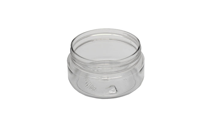 30 Dram Clear -  Low Profile Child resistant PET Jar