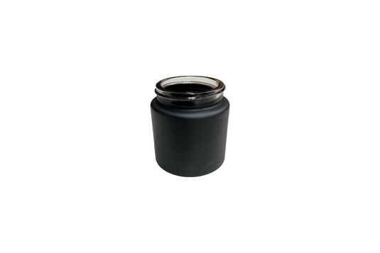 Salt City Connection 30 Dram - Frosted Matte Black Straight Sided Glass Jar