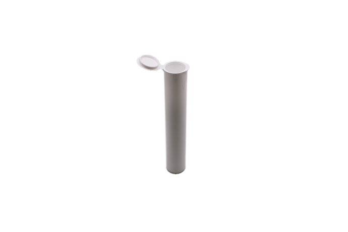 Salt City Connection 116mm White - Child Resistant Pop Top Pre- Roll Tube