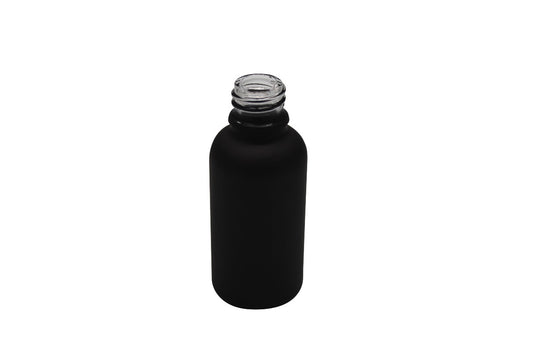 Salt City Connection 1oz Matte Black - Child Resistant and Tamper Evident Boston Dropper Bottle