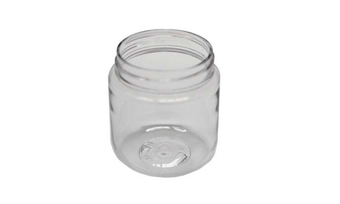 Salt City Connection Clear 4oz - Round Base PET Designer Child Resistant Jar