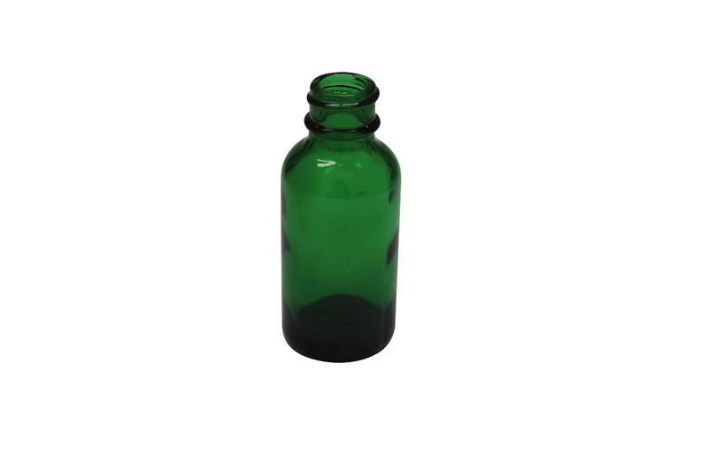 Load image into Gallery viewer, Salt City Connection Green 1oz - Boston Round Child Resistant and Tamper Evident Dropper Bottle
