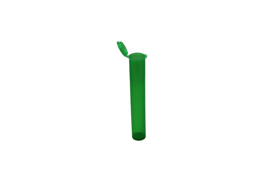 Salt City Connection  116mm Green (Translucent) - Child Resistant Pop Top Pre- Roll Tube