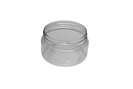 Salt City Connection  Clear 2 oz - Round Base PET Designer Child Resistant Jar