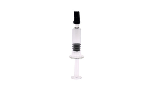 Salt City Connection  Straight Glass Syringe Tip with End Cap